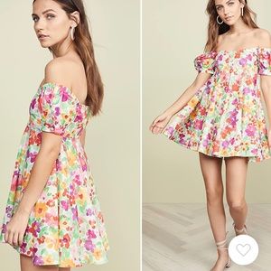 Caroline Constas floral dress